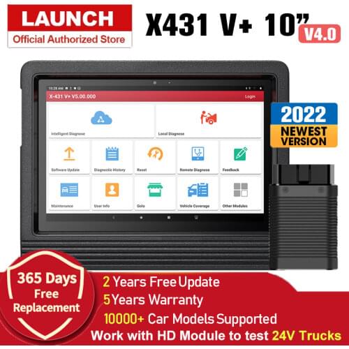 Launch X431 V Plus Car Diagnostic Scanner Auto Diagnostics Tool Full System Diagnosis Scaner Automotive ECU Coding Professional