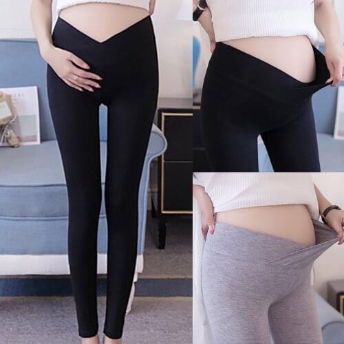 Maternity Leggings Adjustable Waist Pregnant Women Pregnancy Clothes Pants Ropa Mujer Embarazada Premama Enceinte Soft Slim
