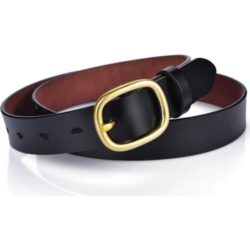 New 2020 women belts high quality genuine leather female strap/brand design/fashion cinto feminino/ceinture/golden metal buckle