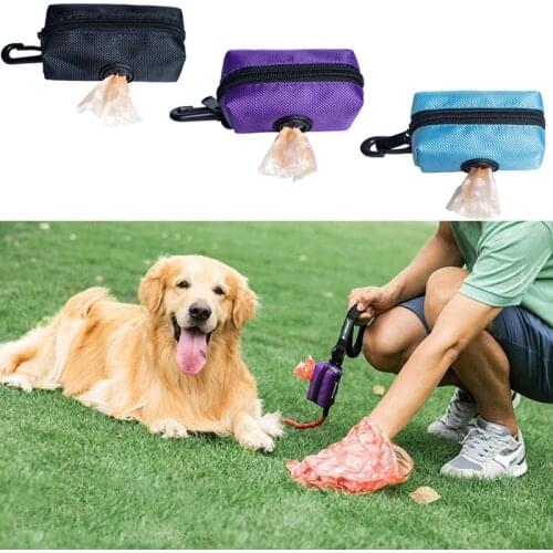 Portable Pets Dog Poop Bags Dispenser Puppy Cats Pick Up Poop Bags Holder Outdoor Things for Dog Products Garbage Bags Organizer