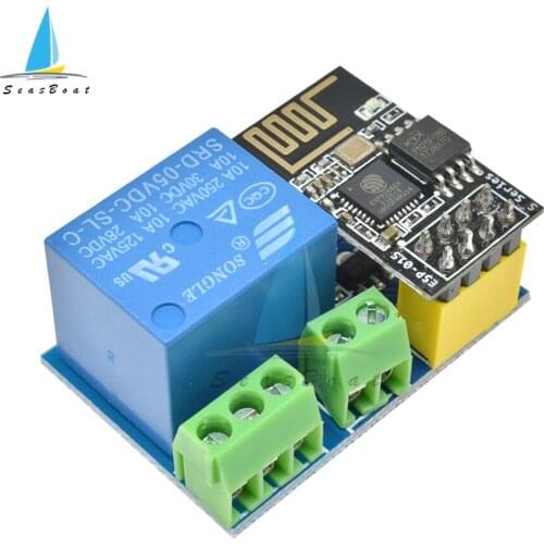 ESP8266 ESP-01 ESP-01S 5V WiFi Relay Module Smart Home Remote Control Switch for Arduino Phone APP Control Wireless Relay Board