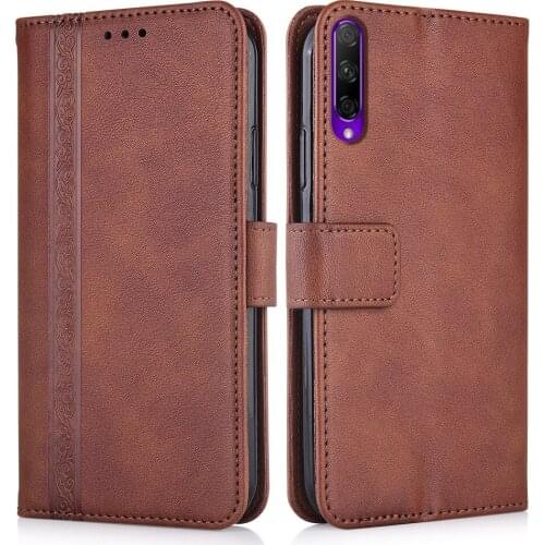 Luxury Flip Wallet Leather Case for Huawei P smart Pro Magnetic Book Protect phone back Cover