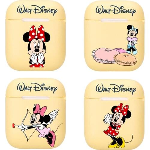 Disney Mouse Donald Duck Silicone Case For Apple Airpods 1/2 Cover Protective Earphone Case Headphones Cases Protective For Appl