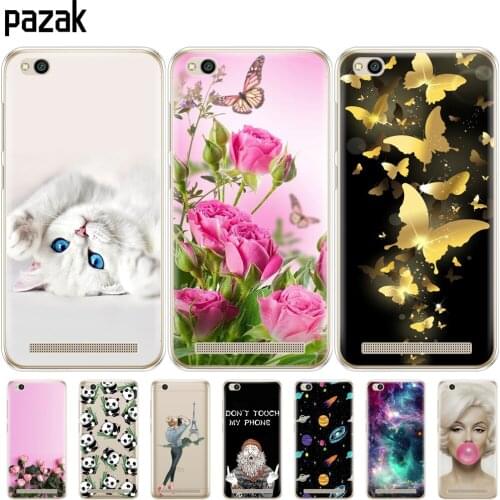 Silicon Case For Xiaomi Redmi 5A 5.0 inch Case for Hongmi 5A Shell Painted phone Cover for Redmi 5a soft tpu protective coque