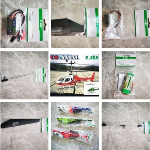 ESKY BIG LAMA RC Helicopter spare parts controller propeller shaft stabilizer hammer fixed rod frame motor landing gear