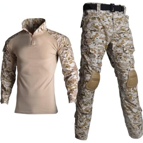 Tactical Suit Military Uniform Suits Camouflage Hunting Shirts Pants Airsoft Paintball Clothes Sets with 4 Pads&Plus 8XL