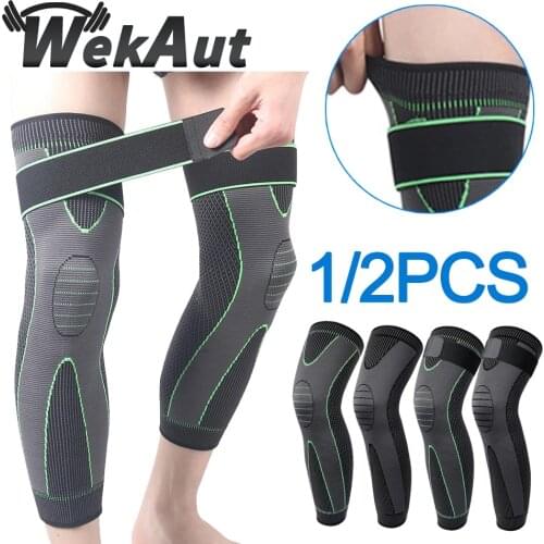 Lengthen Sport Knee Pad Support Compression Sleeves Joint Pain Arthritis Relief Running Fitness Non-slip Bandage Brace Knee Pads
