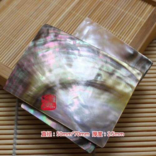 Shell ornaments Can be customized surface printing famous painting smallest oil painting shells earrings pendant ornaments 421