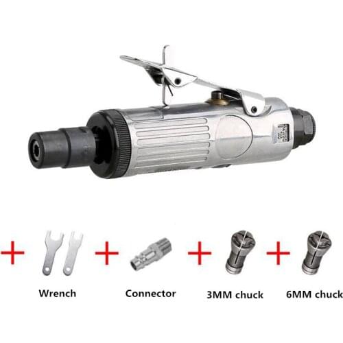 WG-201 Air Die Grinder Pneumatic Grinding Machine Wind Mill Tyre Repair Tool 25000RPM 2.8CFM 90psi Y