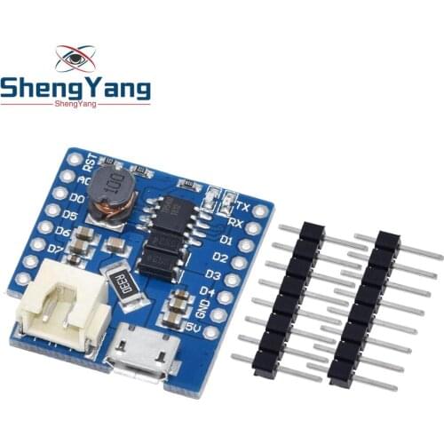 Battery Shield V1.1.0 For WEMOS D1 mini single lithium battery charging & boost