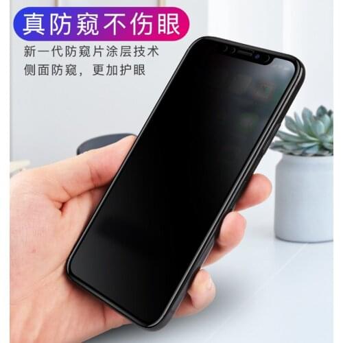 For iPhone XS MAX XR Screen Protector Glass Film Privacy Tempered Glass Protector Full Covera film for iphone X XR XS max 8 plus