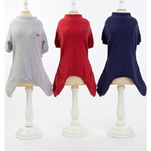 6 Colors Dog Clothes 100% Cotton Dog Jumpsuit Overalls For Dogs Chihuahua Clothes Yorkshire Terrier Pomeranian Pajamas Clothing