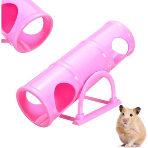 1pc Hamster Seesaw Tunnel Sports Plastic Cage House Tunnel Tube Pet Supplies Exercise Entertainment Toy