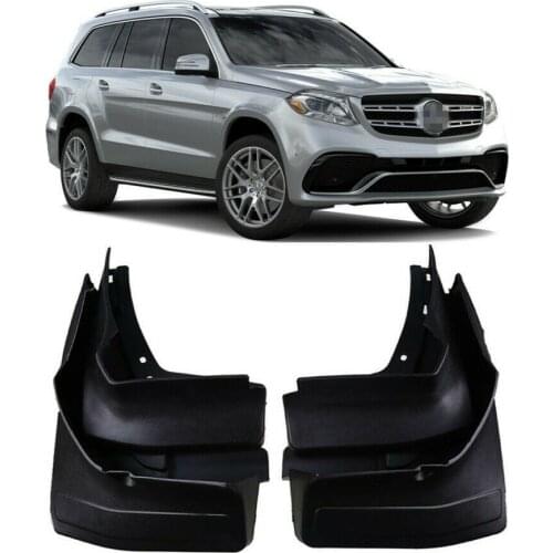 4pcs/set Front Rear Mudguards Mud Flaps FOR 2013-2019 Mercedes Benz GL63 GLS63 GLS AMG X166 Splash Guards Fender accessories
