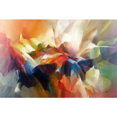 Abstract paintings Flower expression Willem Haenraets painting on canvas hand painted modern art for wall High quality