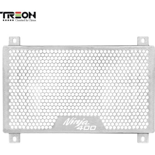 For Kawasaki Z400 Z400 NINJA400 2018 2019 Motorcycle Accessories Radiator Grille Cover Guard Stainless Steel Protection Protetor