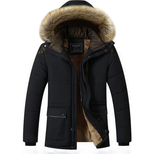ASECEEDS Men's Parkas With A Hood