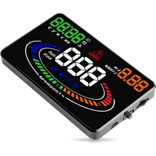 Auto Hud 5.5Inch E300-OBD2-HUD Head up Display Car Speedometer Digital Overspeed Warning