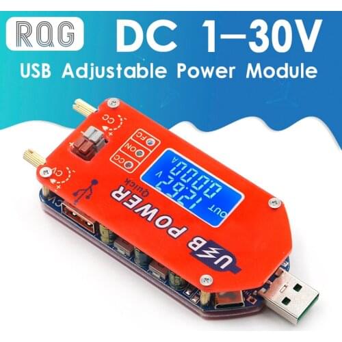 DP3A Digital display USB adjustable power module DC 1-30V 15W QC 2.0 3.0 FCP Quick charge laboratory power supply regulador