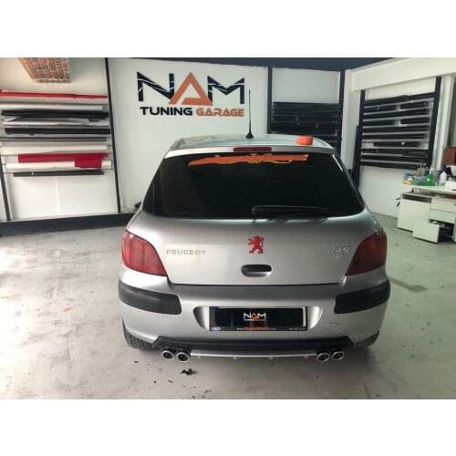 Peugeot 307 Diffuser Sport Model Diffuser Car Accessory Universal Compatible Modified Rear Bumper Attachment