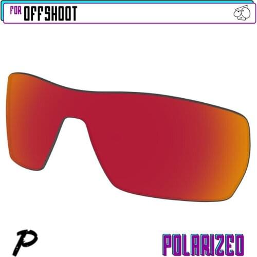 EZReplace Polarized Replacement Lenses for - Oakley Offshoot Sunglasses - Red P