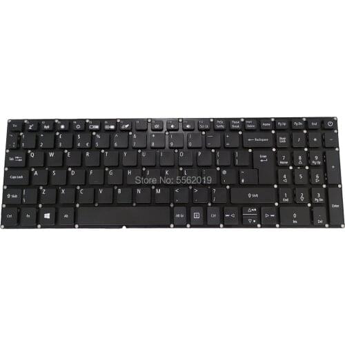 OVY UK Replacement keyboards for Acer Aspire 7 A715 72 71G A717-72G black keyboard British original laptop parts Surprise price