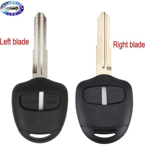 Remote Key Shell 2 Button for Mitsubishi OUTLANDER L200 SHOGUN LANCER Left Right uncut Blade