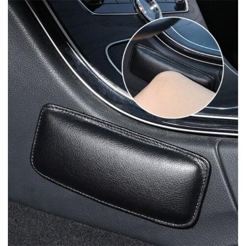 Leather Knee Pad for Car Interior Pillow Comfortable Elastic Cushion Memory Foam Universal Thigh Support Accessories Car cushion