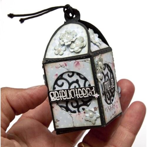 Mmao Crafts Metal Steel Cutting Dies Lantern box decoration Stencil For DIY Scrapbooking Paper/photo Cards Embossing Dies