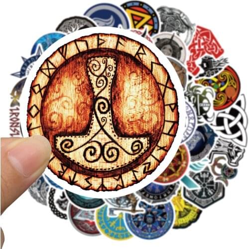 10/50pcs Vikings Stickers Paster Cartoon Characters Anime Movie Funny Decals Scrapbooking Phone Laptop Waterproof Decorations