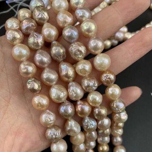 Natural Freshwater Pearl Irregular Punch Loose Beads For Jewelry Making DIY Bracelet Earrings Necklace Accessory