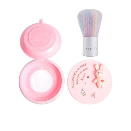 New Oil-Control Water-Absorbing Face Powder Air Honey Powder Lightweight Finishing Powder Lasting Brightening Skin Color T1356