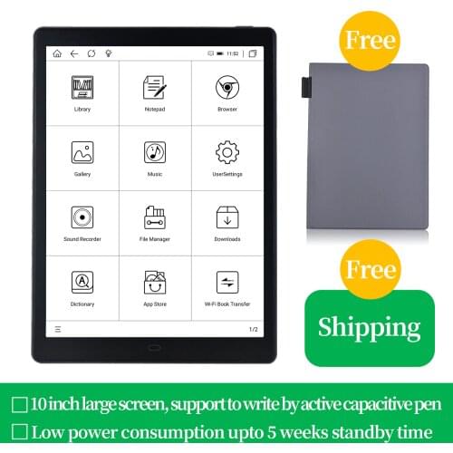 New arrival 2021 likebook P10W электронная книга eReader for 10 inch with andorid 8.1 OS Support to write by WACOM pen