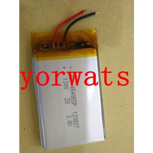 New Hot A Rechargeable Li-ion Cell 3.7V lithium polymer battery 454065 1300mah direct sale