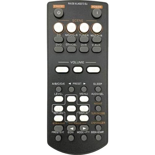 New Remote Control RAV28 WJ40970 EU For YAMAHA Home Amplifier AV Receiver HTR-6030 RX-V361 Fit For RAV34 RAV250 RX-V365 HTIB-680
