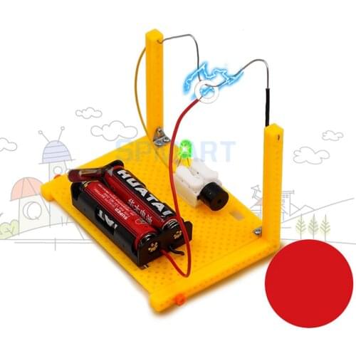 DIY Warning Device Toy Set Educational Electrical Analog Circuit Physics Science Experiment Discovery Kids Gift Teaching Aids