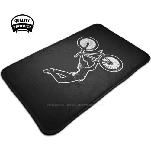 Slopestyle Jump Indian Air Seatgrab By Subgirl 3D Soft Non-Slip Mat Rug Carpet Foot Pad Airtime Bmx Sport Bmx Race Bmx Flatland