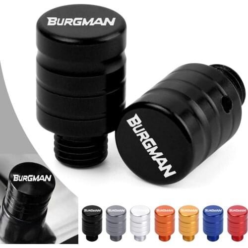 Universal M8 M10X1.25 Motorcycle CNC Mirror Hole Plug Screw For SUZUKI BURGMAN 650 400 125 200 250 AN650 AN400 AN125 AN200