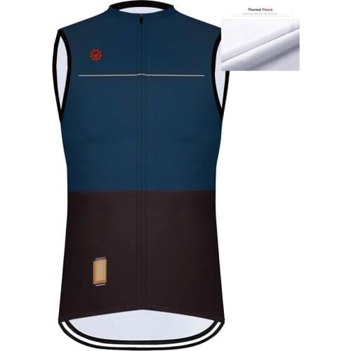 2020 Winter Thermal Fleece Cycling Jersey Sleeveless Vest Racing Bike Cycling Suit Mountian Bicycle Cycling Clothing Bicycle