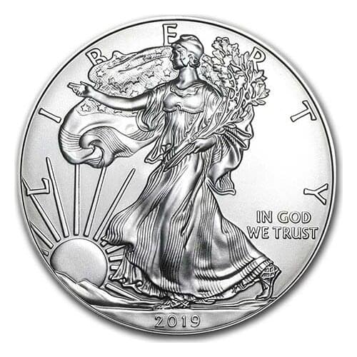 2019 2020 American Statue of Liberty Eagle Coin Silver plated Commemorative Coin 40mm x 3mm Collection new Gift home decoration