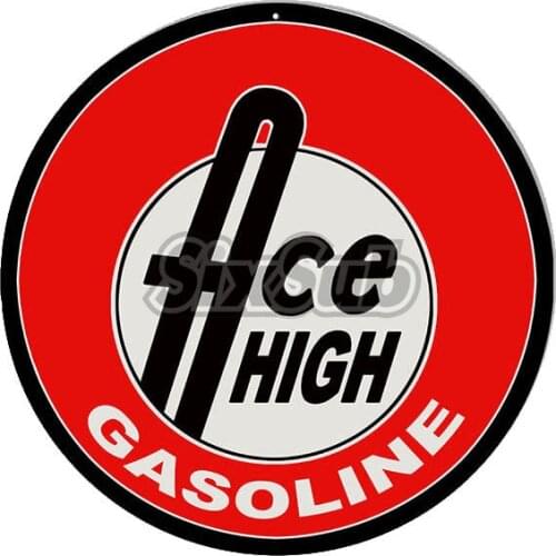 Ace High Gasoline Motor Oil car moto stickers decals# 027022