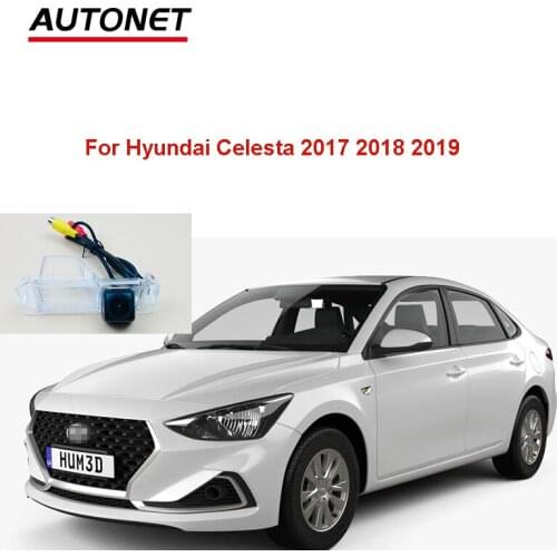 Autonet AHD Rear view camera For Hyundai Celesta 2017 2018 2019 license plate camera/CVBS night view rear camera