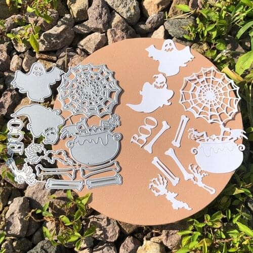 CH 2021 New Arrival Halloween toys Metal Cutting Dies Embossing Scrapbooking Stencil Craft Cut Dies For DIY Card Handmade