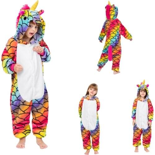 Overalls Kids Cosplay Costumen Children Kigurumi Pajamas Christmas Pyjamas Boys Kigurumi Unicorn Pajamas Kids Clothes