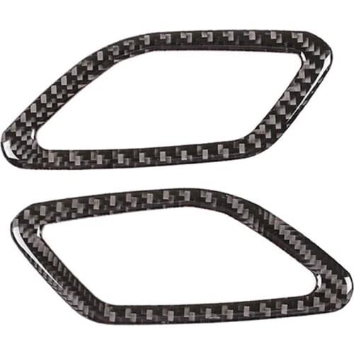 For Mercedes Benz a GLA CLA Class W176 X156 C117 Carbon Fiber Dashboard Air Condition Outlet Decor Cover Trim