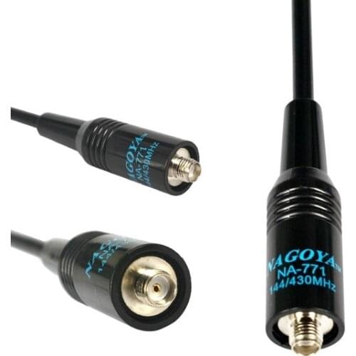 Two Way Radio NA-771 NA771 SMA-F SMA Female Dual Wide Band Flexible Antenna VHF/UHF 144/430MHz for Kenwood BAOFENG UV-5R BF-888S