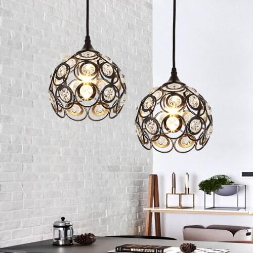 European Modern Led Crystal Chandelier Living Room Bedroom Dining Interior Lighting Decoration Ceiling Chandelier Iron E27 Bulb