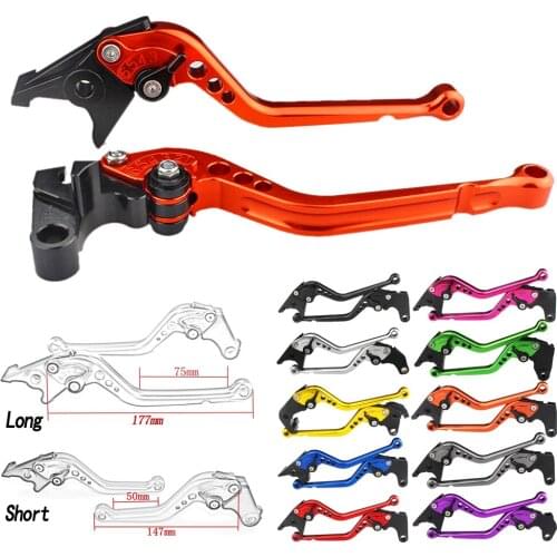Short & Long Motorcycle CNC Adjustable Brake Clutch Levers For KTM 690 Duke R 2014 2015 2016