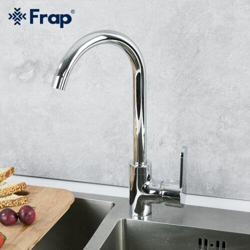 Frap Kitchen Faucet Mixer Cold & Hot Water Kitchen Tap Single lever Hole Water Tap Kitchen Faucet Torneira Cozinha Y40198
