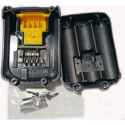 Laipuduo Rechargeable Battery case for Dewalt 12v Li-Ion Plastic Shell( Box No Cells Inside)